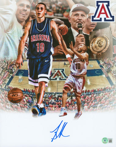 Arizona Mike Bibby Authentic Signed 11x14 Collage Photo Autographed BAS Witness