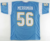 Shawne Merriman Signed San Diego Chargers Jersey (Beckett COA) 3xPro Bowl L.B