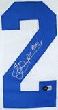 Eric Dickerson Signed White Pro Style Jersey w/HOF-Beckett W Hologram *Silver