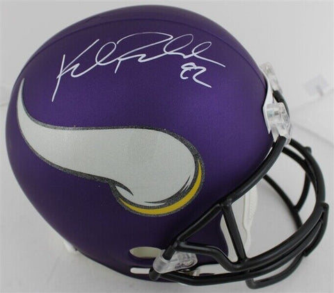 Kyle Rudolph Signed Full Size Minnesota Vikings Helmet Beckett COA-2xPro Bowl TE