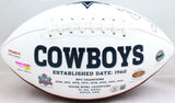 Tony Dorsett Autographed Dallas Cowboys Logo Football- Beckett W Hologram *Black