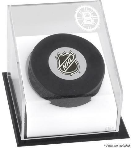 Boston Bruins Puck Logo Display Case - Fanatics