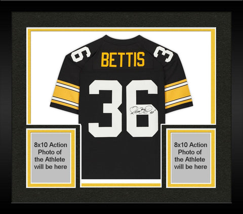 FRMD Jerome Bettis Pitt Steelers Signd Auth Mitchell&Ness Jersey w/"HOF 15"Inc
