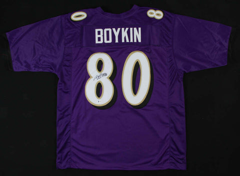 Miles Boykin Signed Baltimore Ravens Jersey (Beckett COA) Former Notre Dame W.R.