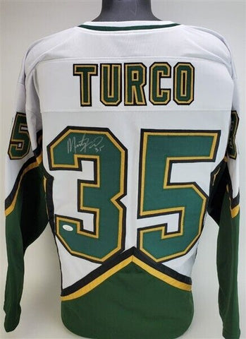 Marty Turco Signed Dallas Stars Jersey (JSA COA) 11 Year Veteran Goaltender / UM