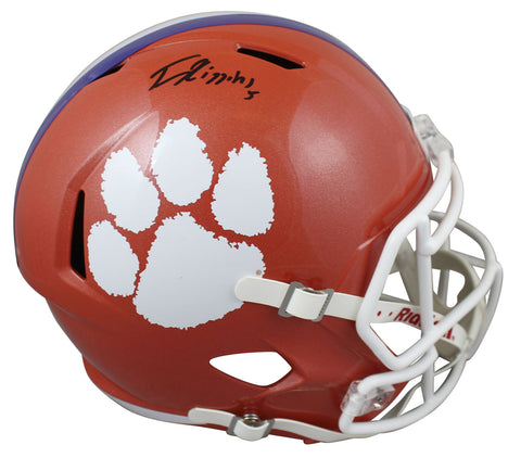 Clemson Tee Higgins Authentic Signed Full Size Speed Rep Helmet BAS Witnessed