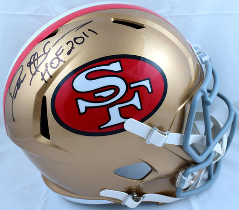 Deion Sanders Signed 49ers F/S 64-95 Speed Helmet w/HOF-Beckett W Hologram