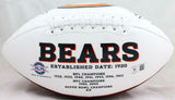 Cole Kmet Autographed Chicago Bears Logo Football w/Da Bears-Beckett W Hologram