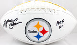 Lynn Swann Autographed Pittsburgh Steelers Logo Football w/HOF-Beckett W Holo