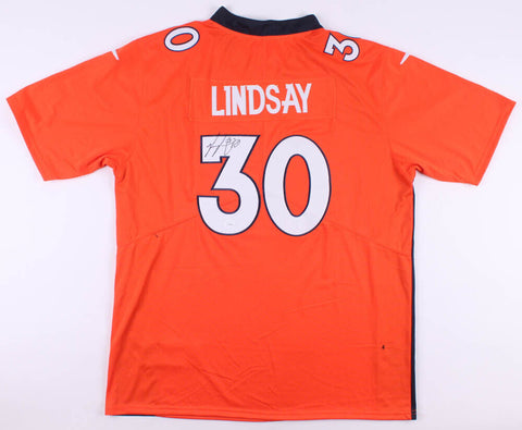 Phillip Lindsay Signed Denver Broncos Jersey (JSA COA) Denver 2018 Pro Bowl R.B.
