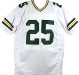 Dorsey Levens Autographed White Pro Style Jersey w/SB Champs-Beckett W Hologram