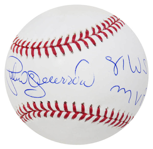 Pedro Guerrero Signed Rawlings Official MLB Baseball w/81 WS MVP - SCHWARTZ COA