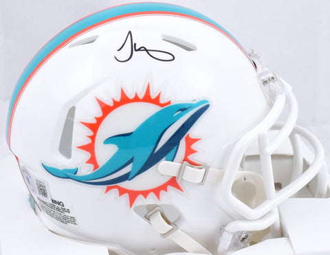 Tyreek Hill Autographed Miami Dolphins Speed Mini Helmet *thin - Beckett W Holo