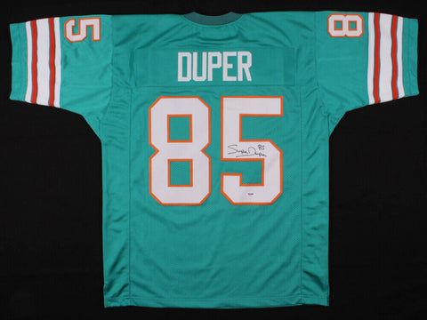Mark "Super" Duper Signed Dolphins Jersey (PSA Hologram) 3xPro Bowl WR