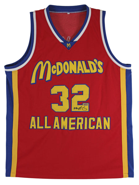 Lakers Lebron James Signed Red McDonald's All American Jersey UDA & PS –  Super Sports Center