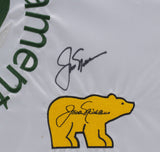 Jack Nicklaus Signed Framed The Memorial Tournament Golf Flag BAS LOA