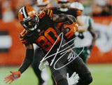 Jarvis Landry Autographed Cleveland Browns 16x20 PF Vs Jets - JSA W Auth *Silver