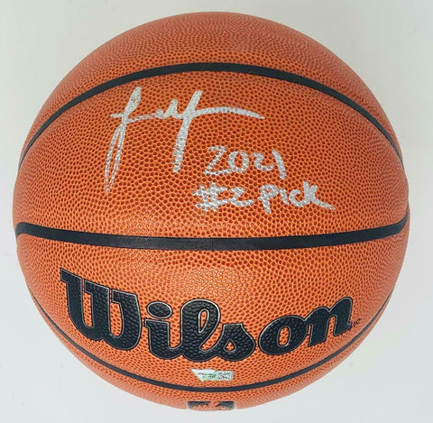 JALEN GREEN Autographed Houston Rockets "2021 #2 Pick" Basketball FANATICS