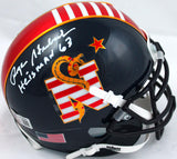 Roger Staubach Signed Navy Midshipmen DTOM Mini Helmet w/Heisman-Beckett W Holo
