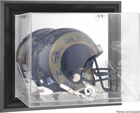 Los Angeles Rams Black Framed Wall- Helmet Display - Fanatics