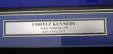 SEAHAWKS CORTEZ KENNEDY AUTOGRAPHED SIGNED FRAMED BLUE JERSEY MCS HOLO 113527