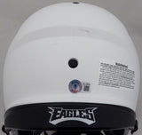 DeVonta Smith Autographed Eagles Lunar Eclipse Full Size Helmet Smudge Beckett