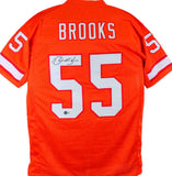 Derrick Brooks Autographed Orange Pro Style Jersey-Beckett W Hologram
