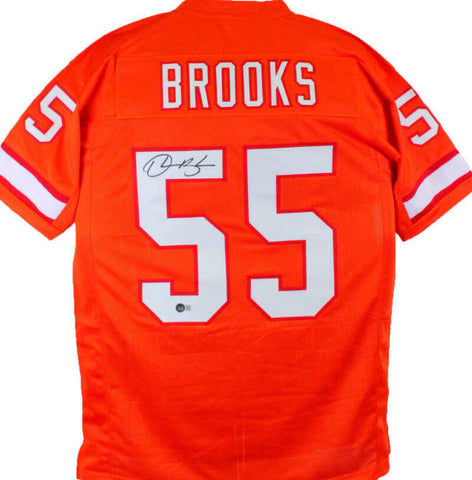 Derrick Brooks Autographed Orange Pro Style Jersey-Beckett W Hologram