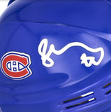 JURAJ SLAFKOVSKY Autographed Canadians Blue Mini Helmet FANATICS