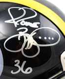 Jerome Bettis Hines Ward Signed Pittsburgh Steelers Mini Helmet- Beckett W Holo