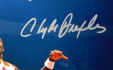 Clyde Drexler Autographed Houston Rockets 16x20 Lay Up Photo- Beckett W Hologram