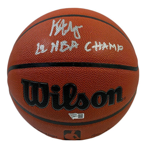 JONATHAN KUMINGA Autographed Warriors "22 NBA Champ" Wilson Basketball FANATICS