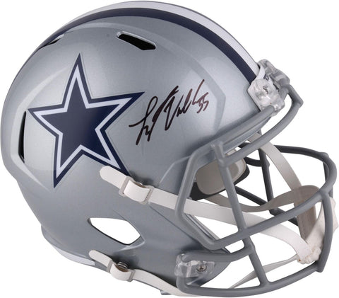 Leighton Vander Esch Dallas Cowboys Signed Riddell Speed Helmet