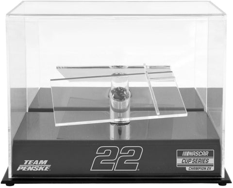 Joey Logano 2022 NASCAR Cup Champion 1:24 Die Cast Display Case