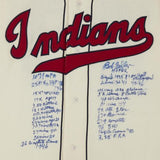 FRMD Bob Feller Cleveland Indians Signed Mitchell & Ness Jersey Multi Ins JSA