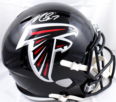 Michael Vick Autographed Atlanta Falcons F/S Speed Helmet *top -Beckett W Holo