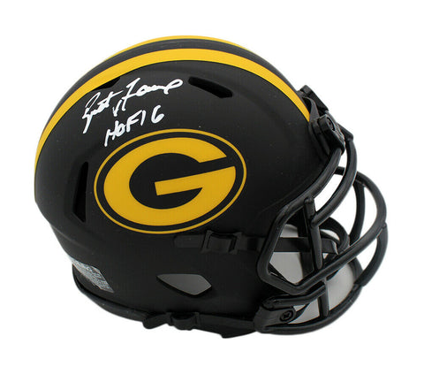 Brett Favre Signed Green Bay Packers Speed Eclipse NFL Mini Helmet-"HOF 16"