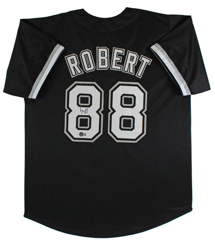 White Sox Luis Robert Authentic Signed Black Pro Style Jersey BAS Witnessed
