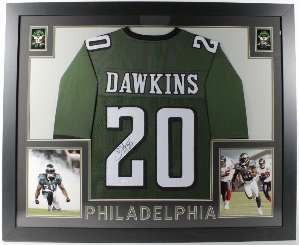 autographed brian dawkins jersey