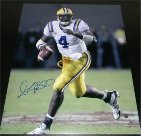 JAMARCUS RUSSELL AUTOGRAPHED SIGNED LSU TIGERS 16x20 PHOTO GTSM