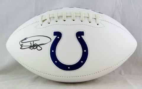 Eric Ebron Signed Indianapolis Colts Logo Football- JSA Witness Authentication