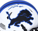 D'Andre Swift Lions Signed Riddell Lunar Eclipse Alternate Speed Mini Helmet