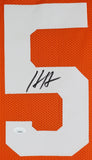 Tennessee Hendon Hooker Authentic Signed Orange Pro Style Jersey JSA Witness