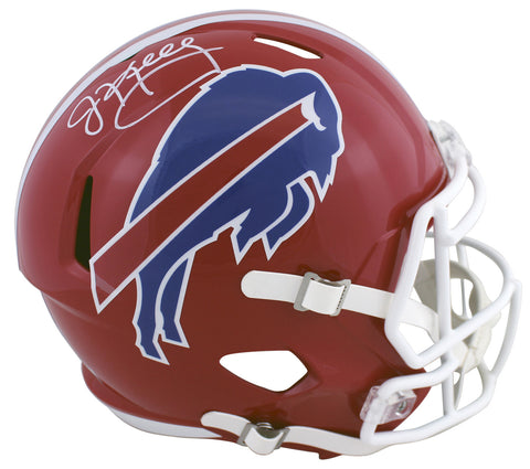Bills Jim Kelly Authentic Signed Red TB Full Size Speed Rep Helmet BAS Witness