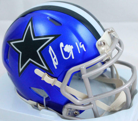 Amari Cooper Signed Dallas Cowboys Flash Speed Mini Helmet-Beckett W Hologram