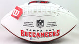 Devin White Autographed Tampa Bay Bucs Wilson Logo Football W/ Insc- Beckett W