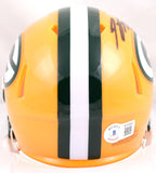 Jordy Nelson Autographed Green Bay Packers Speed Mini Helmet-Beckett W Hologram