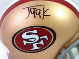 Javon Kinlaw Autographed San Francisco 49ers Mini Helmet - Beckett W Auth *Black