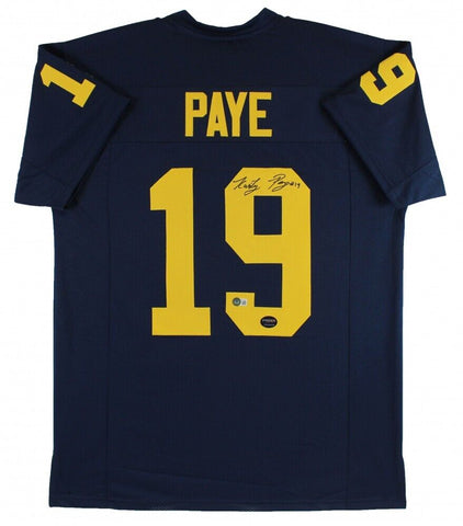 Kwity Paye Signed Michigan Wolverines Jersey (Beckett) Indianapolis Colts D.E.