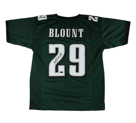 LeGarrette Blount Signed Philadelphia Custom Green Jersey